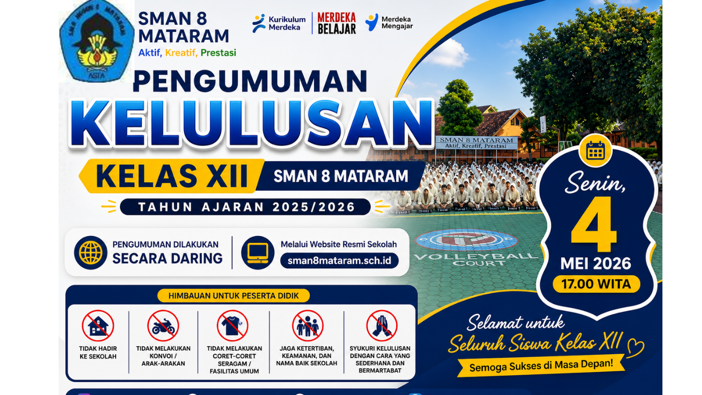 PENGUMUMAN KELULUSAN KELAS XII T.P 2025/2026